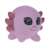 Flockies S2 collectible figure - Alan the axolotl, pink plush toy with big eyes