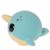 Flockies Niko the Narwhal collectible figure, angled view