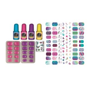 Crazy Chic nail polish, fake nails and stickers for nail art - Vanity Table, Makeup Set, Fragrance
