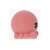 Flockies S2 collectible figure - Carla the crab, pink plush toy with big eyes
