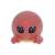 Flockies S2 collectible figure - Carla the crab, pink plush toy with big eyes