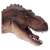 Közelkép a Mojo Őskor Deluxe T-Rex dinoszaurusz figura mozgatható állkapocsról