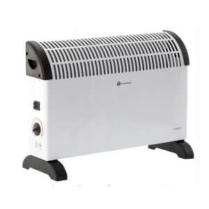 White electric convector heater with 3 power settings, 2000W,  with black feet and control panel - Nonbrand Space Heater