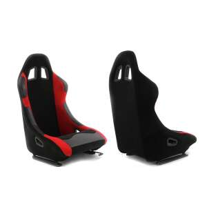 MONZA RACE PLUS piros és fekete sport ülés, elöl és hátulról - Autóülés