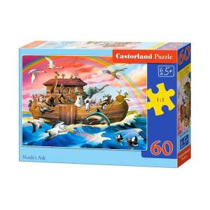 Castorland 60 piece jigsaw puzzle - Noah's Ark, featuring a colorful illustration of Noah's Ark with animals - Puzzle