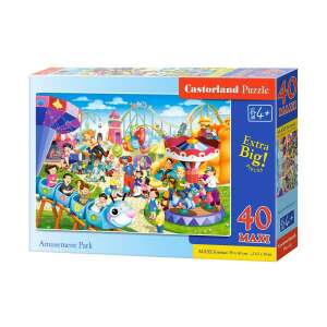 Castorland 40 piece Maxi puzzle for kids, Amusement Park theme - Puzzle