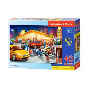 Castorland Maxi 40 piece jigsaw puzzle for kids, Gas Station scene - Puzzle