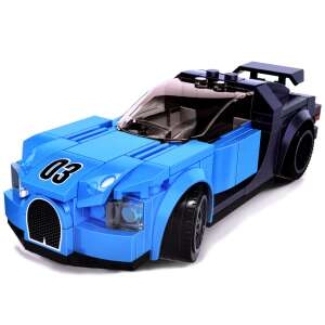 Super car kék színű versenyautó - 139 építőblokkból álló készlet 74964968 