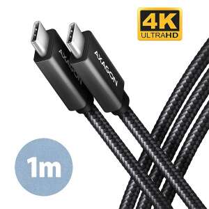 Kabel Axagon BUCM432-CM10AB 1m USB4 Typ C - Typ C, czarny, 4K Ultra HD - AXAGON