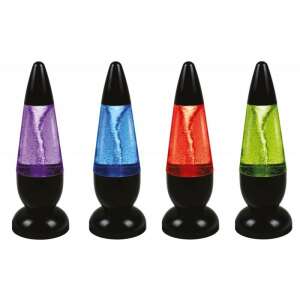 Tornado lamp with color changing LED light, showing different colors of the lamp - Decorative Lamp