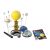Buki Motorized Solar System 2-in-1 educational toy with planets, Earth, Moon, projector, and instruction manual