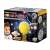 Buki motorized solar system 2 in 1 educational toy for kids, showing the planets orbiting the sun, with a light-up sun and a moon eclipse feature