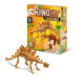 Set de săpat scheletul dinozaurului Stegosaurus Buki Dino Kit pentru copii, include instrumente și bloc de ipsos - Jocuri stiintifice si exploratori