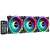 Ventilator PC AeroCool Duo 12 Pro RGB, 3 pachete cu telecomandă