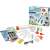 Buki Rocket Science interactive science kit for kids, rocket and all parts of the kit laid out