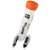 Buki Rocket Science interactive science kit for kids, white rocket with orange top