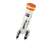 Buki Rocket Science interactive science kit for kids, white rocket with orange top