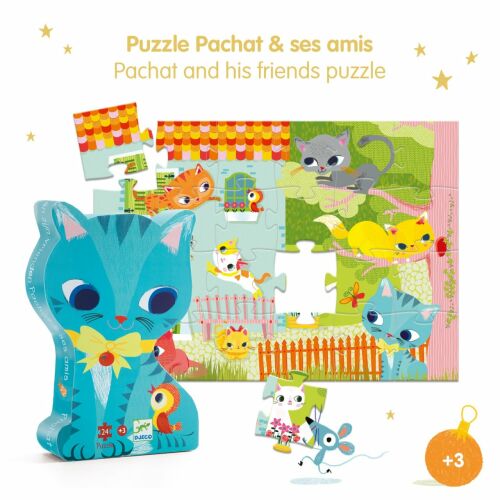 Djeco Macska Puzzle - 24 darabos 162385769 - Puzzle