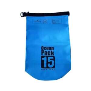 Ocean Pack 15L vízálló zsák, kék színben, kajakozáshoz, paddleboardinghoz és egyéb vízi sportokhoz - ACT!IVE