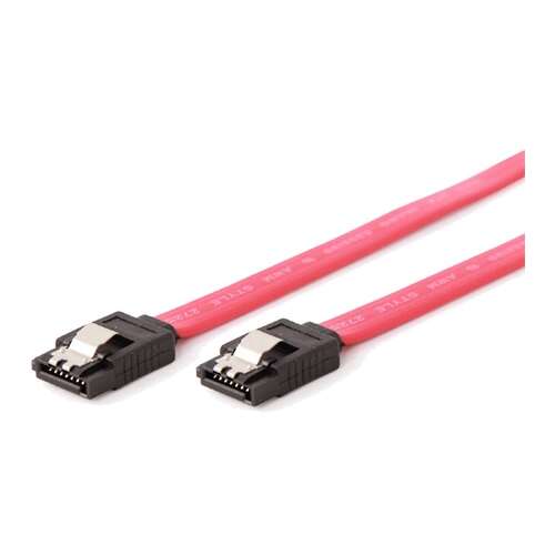 Kabel danych Gembird Cablexpert SATA III z metalową blokadą, 30 cm, czerwony