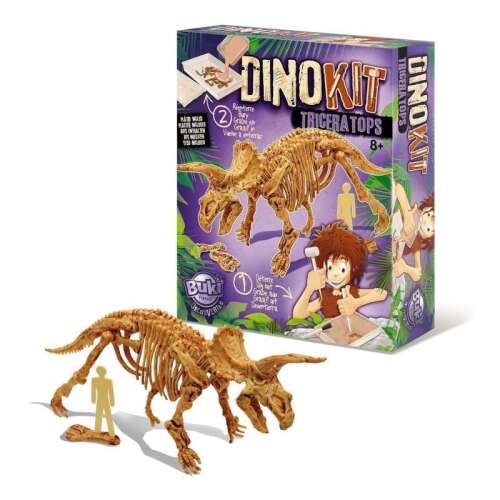 Sada na vykopávky Dino Kit Triceratops kostra dinosaura, vykopte kosti a zložte kostru, vzdelávacia hračka pre deti