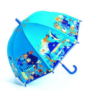 Umbrela colorata Djeco Ocean 74973180 Umbrele de soare pentru cărucior
