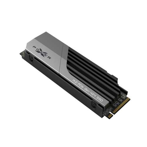 Silicon Power XS70 4TB M.2 NVMe SSD, vedere din lateral