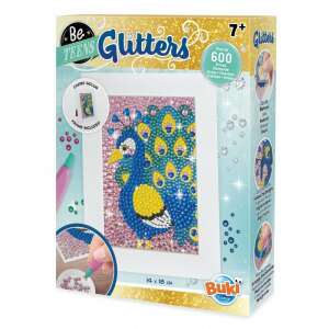 Be Teens Glitters Diamond Painting Kit, Peacock, 600 Gems, Frame Included - Art & Craft