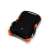 Silicon Power Armor A30 1TB external hard drive, black and orange, angled view