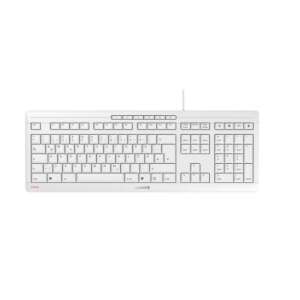 Cherry STREAM German keyboard in light gray - Keyboard