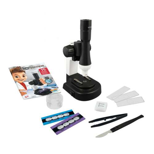 Buki microscope for kids with 15 experiments, 400x zoom