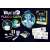 Mini Lab Fluo & Glow science kit for kids, includes glow in the dark paint, UV light, and instructions