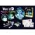 Mini Lab Fluo & Glow science kit for kids, includes glow in the dark paint, UV light, and instructions