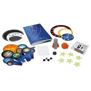 Astronómia set Mini Lab Space, obsahuje planéty, hviezdy, raketu, kompas a mnoho ďalších - Vedecké a objaviteľské hry