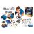 Buki MiniLab Astronomy Experiments Kit for kids 8+, includes rocket, compass, meteorites, constellations, and solar system model