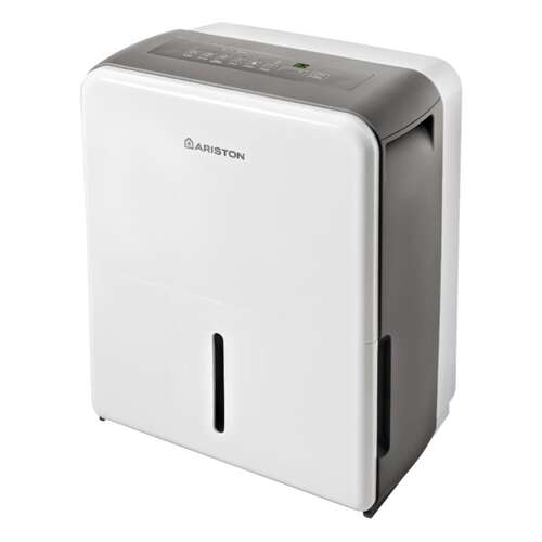 Ariston DEOS30 Luftentfeuchter, weiß und grau, Vorderansicht