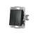 Angled view of Schneider Asfora anthracite double light switch