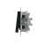 Side view of Schneider Asfora anthracite double light switch