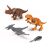 Modele de dinozauri asamblate Buki Dino Builders - Tyrannosaurus, Triceratops, Pteranodon