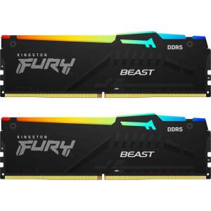 16GB 6000MHz DDR5 RAM Kingston Fury Beast RGB CL36 (2x8GB) (KF560C36BBEAK2-16) 74974993 