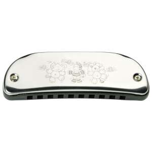 Gravírozott szájharmonika - 10 hang