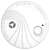Hikvision AX Pro smoke detector, white, wireless, for home safety
