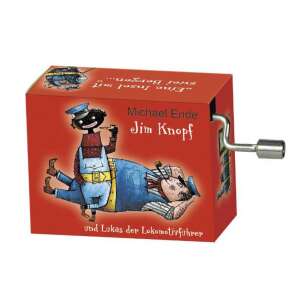 Fridolin Jim Knopf Játék, gyerekeknek, piros 74976701 Zenélő doboz