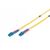 Digitus Patchcord światłowodowy, LC/LC, 125µm, Duplex, 2m, żółty (DK-2933-02) 80809801
