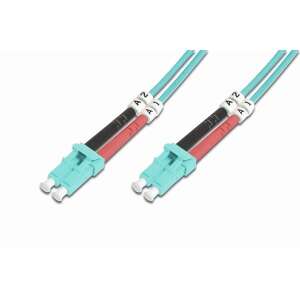 Digitus DK-2533-02/3 LWL-Patchkabel Multimode LC / LC OM3 2m türkis - Digitus