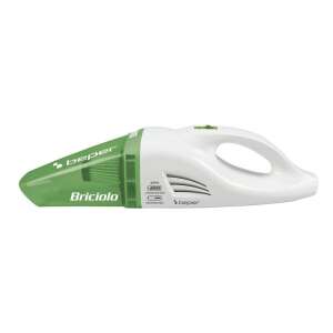 Beper 50.401 handheld vacuum cleaner, white and green, cordless, rechargeable, 20 minutes runtime - Handheld vacuum