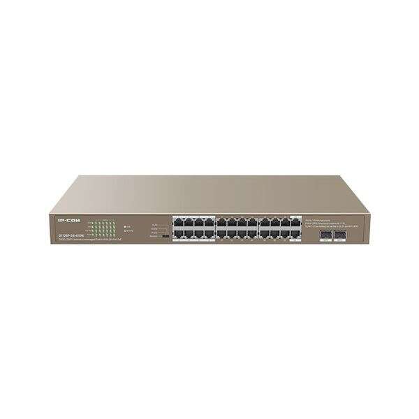 IP-COM G1126P-24-410W 24GE+2SFP Ethernet Unmanaged Switch With 24...