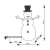 Somogyi LED Schneemann Dekoration Abmessungen - 90cm Höhe, 68cm Breite