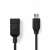 Nedis USB 2.0 OTG cable, Micro B male to USB A female, black, 20cm
