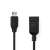 Nedis USB 2.0 OTG cable, Micro B male to USB A female, black, 20cm